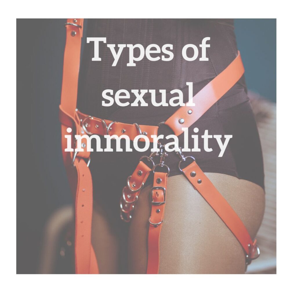 Types of sexual immorality